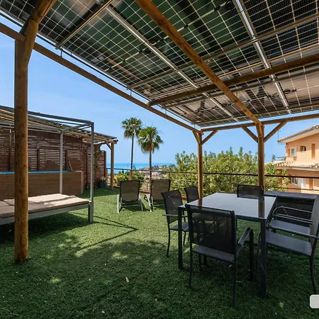 Ferienwohnung Sea View With Shared Terrace Málaga Exterior foto